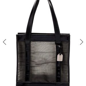 Gucci Black Sheer Tote Bag